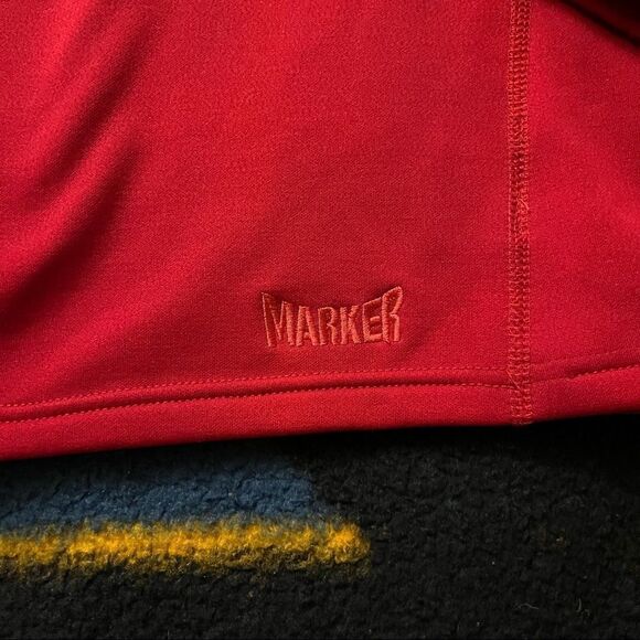 Marker Moc Turtle Neck Quarter Zip Fleece in Pink (L) - Picture 4 of 11